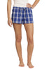 District® -Juniors Flannel Plaid Boxer. DT2801