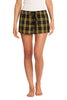 District® -Juniors Flannel Plaid Boxer. DT2801