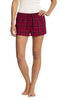 District® -Juniors Flannel Plaid Boxer. DT2801