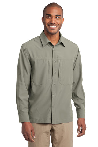 Eddie Bauer® - Long Sleeve Performance Travel Shirt. EB604