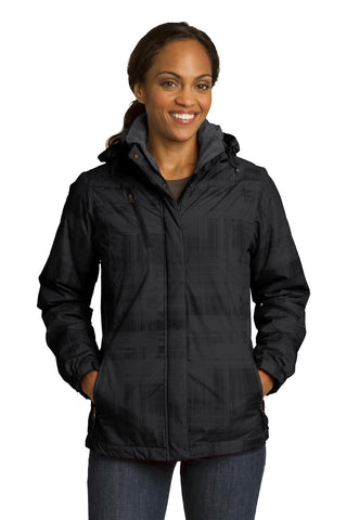 Port Authority® Ladies Brushstroke Print Insulated Jacket. L320